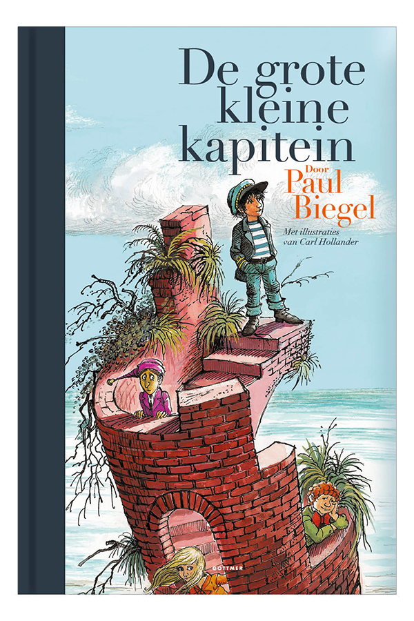 Cover De grote Kleine Kapitein door Paul Biegel. Uitgegeven door Gottmer Uitevers Groep ? Biegel rights agency